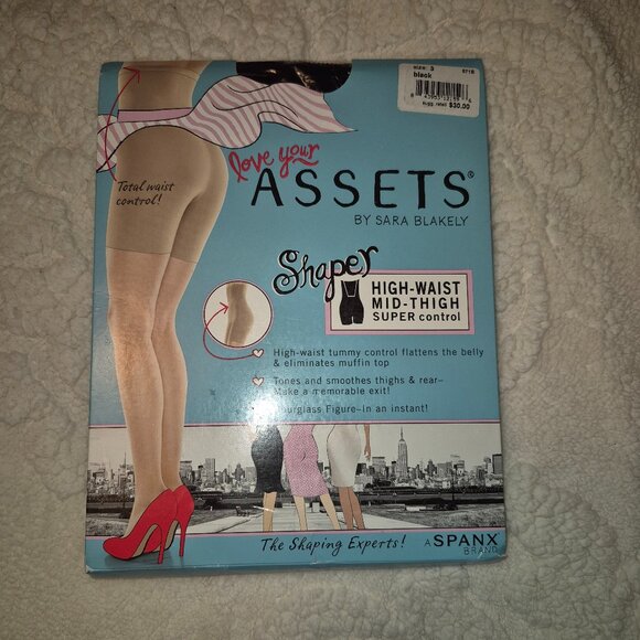 NTW SPANX Assets High-Waist Mid-Thigh Super Control Nude Shaper (L 3) - Picture 3 of 8